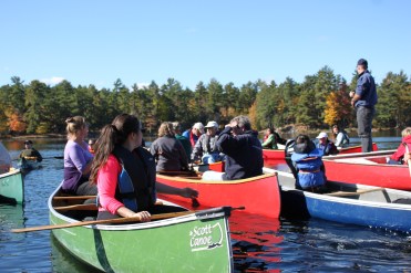 Scott welcomes the paddlers